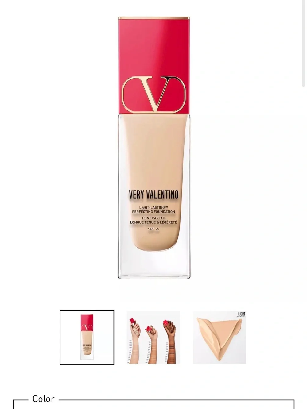 Valentino Very Valentino Foundation - Light 1 Rosa